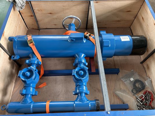خرید 12-3/4' API Casing LTC BTC Buckle متصل شده 35Mpa فشار کار Double Plug Cementing Head با بسته بندی چوبی 760KG online manufacture