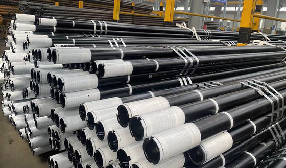 خرید لوله های فولادی بی سیم کربن P110 با اتصال برای محافظت از چاه online manufacture