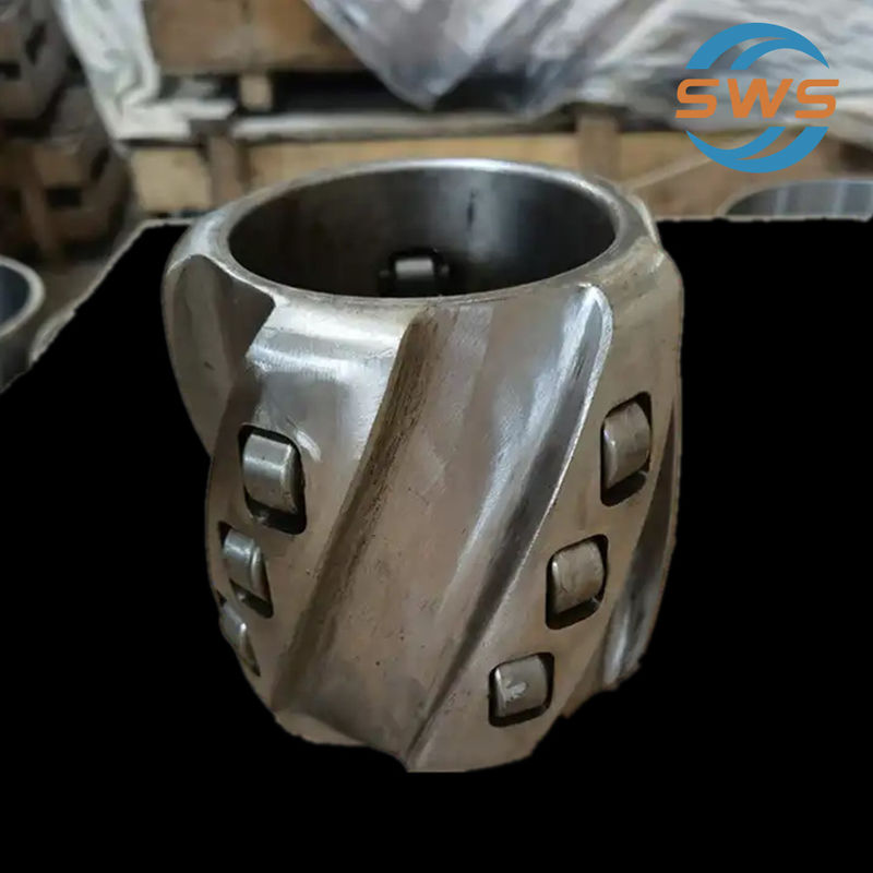 API 10D 7 بهبود کیفیت سیمان گیری رولر Casing Spring Centralizer برای wellbore جهت