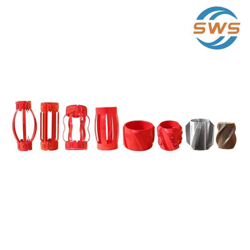 API 10D 4 1/2 بهبود کیفیت سیمان بندی Casing Spring Roller Centralizer برای حفاری چاه جهت