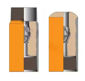 کفش شناور آلیومینیومی 5 1/2 اینچ با یک دریچه و یک گردنبند شناور با P110 LTC