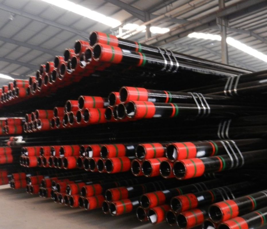 API 5CT Standard OD 9 5/8 47lb/ft N80 BTC 38' Casing Joint Oil Tubing و Casing با اتصال برای حفاری