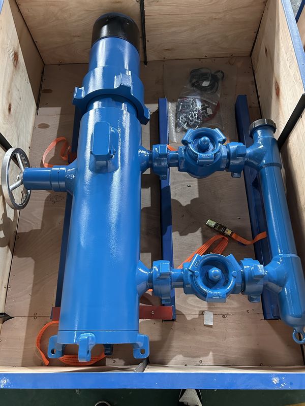 13-3/8' API Casing LTC BTC Buckle متصل شده 35Mpa فشار کار Double Plug Cementing Head با بسته بندی چوبی 810KG