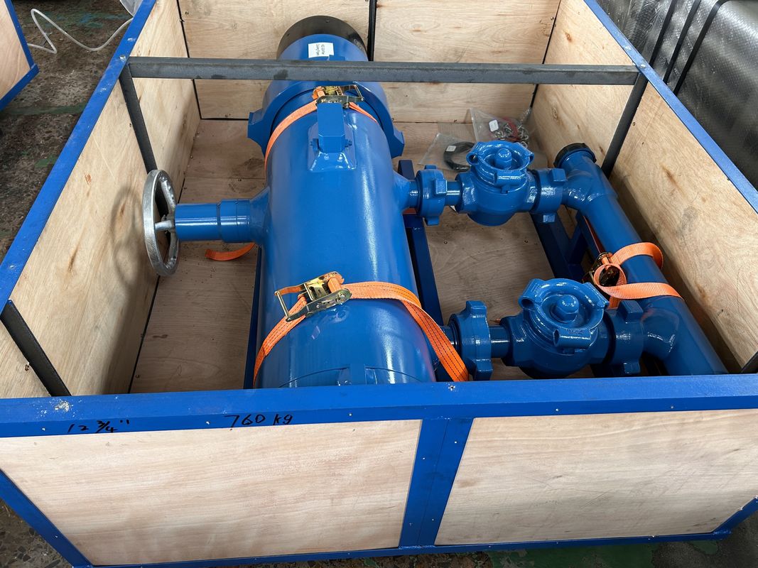6-5/8' API Casing LTC BTC Buckle متصل شده 21Mpa فشار کار Double Plug Cementing Head با بسته بندی چوبی 500KG
