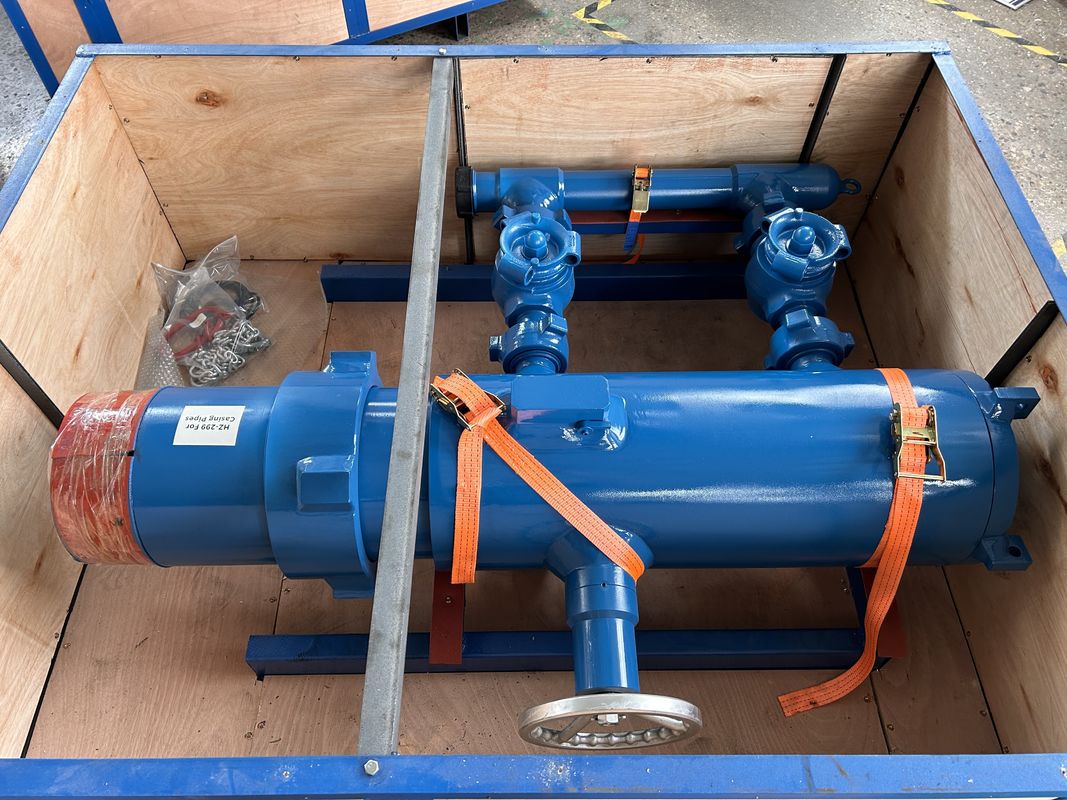 6-5/8' API Casing LTC BTC Buckle متصل شده 21Mpa فشار کار Double Plug Cementing Head با بسته بندی چوبی 500KG